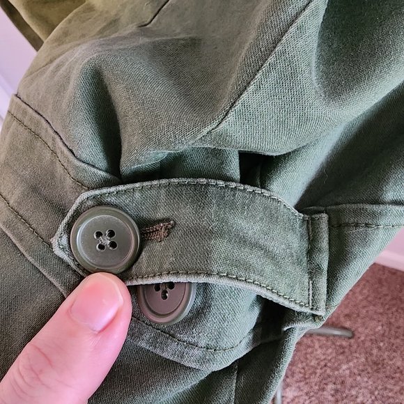 Abercrombie & Fitch women's military jacket, size large - Picture 4 of 11